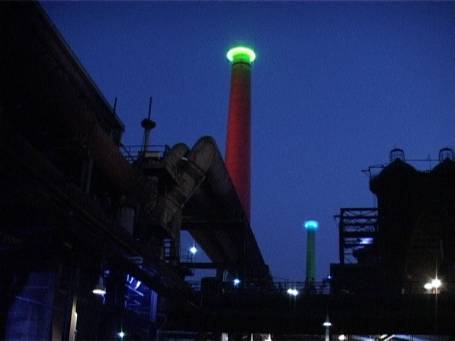 Duisburg : Landschaftspark Du.-Nord, Illumination